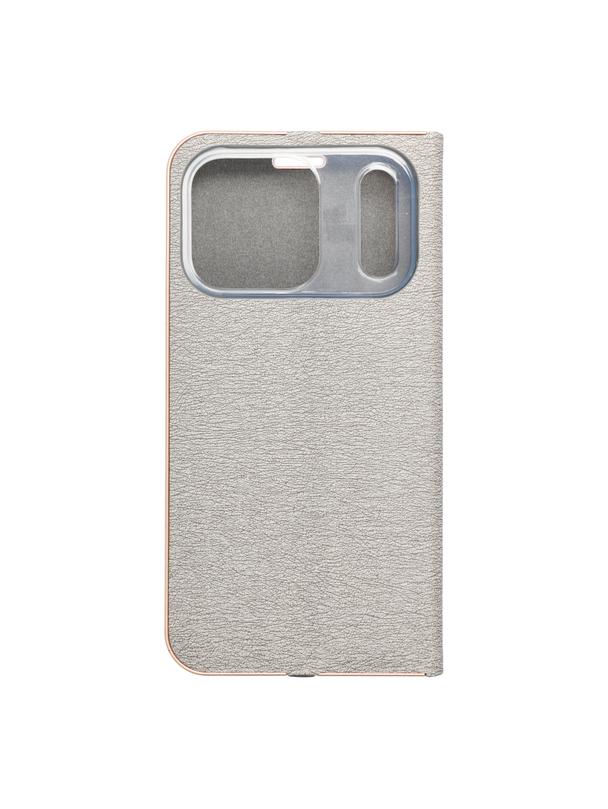 Kabura LUNA Book Gold do IPHONE 17 Pro srebrny