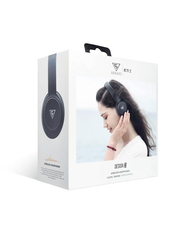 Słuchawki bezprzewodowe nauszne Doqaus Design 3 czarne