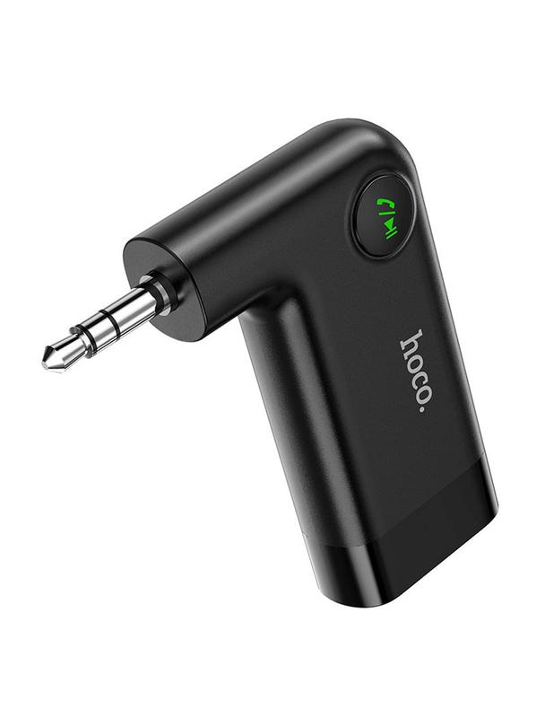 Bezprzewodowy odbiornik samochodowy Hoco AUX E53 czarny