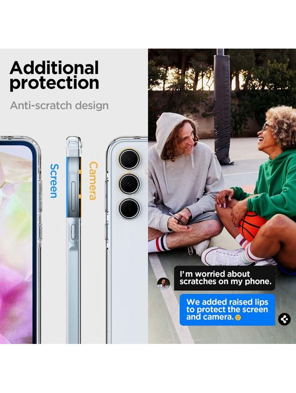 SPIGEN futerał ULTRA HYBRID do SAMSUNG A35 5G transparent