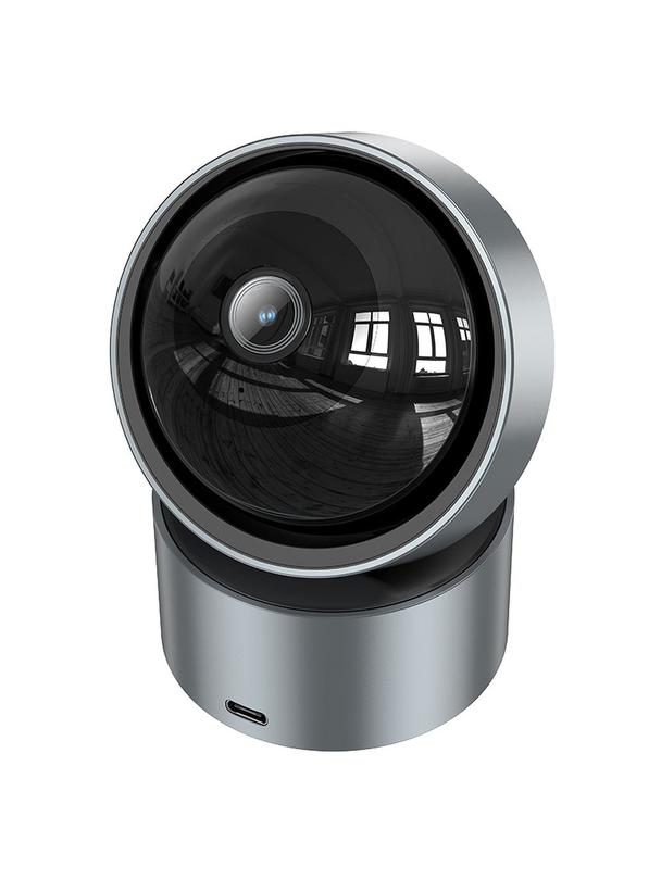 Kamera wewnętrzna Hoco regulowana w dwóch płaszczyznach 3MP Full HD D5 srebrna