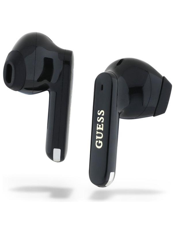GUESS słuchawki bezprzewodowe bluetooth TWS GUTWSC2MCDSK (Elongated Metallic Classic Printed Logo) czarne