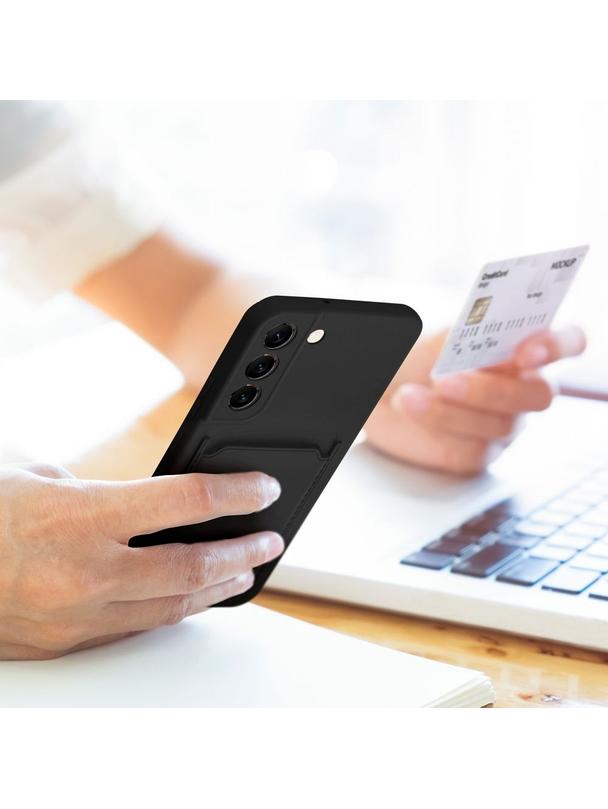 Futerał CARD CASE do SAMSUNG S24 FE czarny