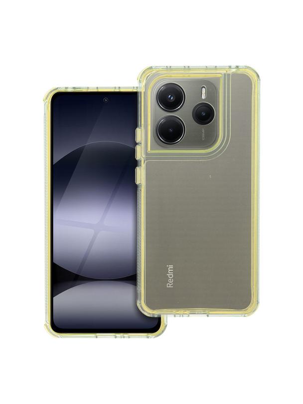 Futerał MATRIX CLEAR do XIAOMI Redmi Note 14 5G żółty