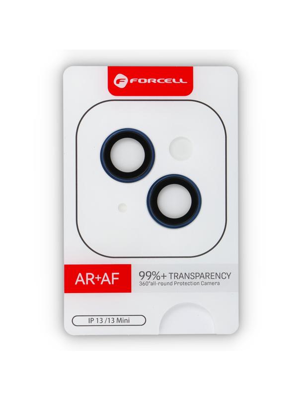 Szkło hartowane na aparat do iPhone 13 / 13 Mini Forcell Premium niebieskie