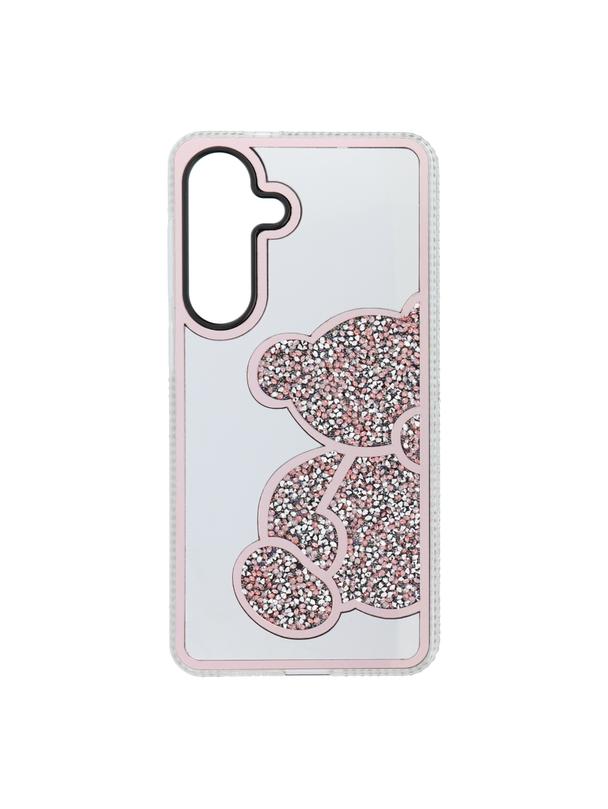 Futerał TEDDY BEAR do SAMSUNG S26 Plus różowy