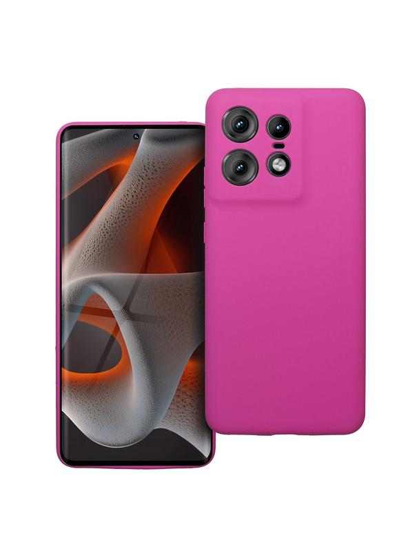 Futerał SILICONE 2mm do MOTOROLA EDGE 50 Pro róż