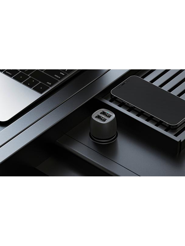 Ładowarka samochodowa VEGER 2 x USB A 3,4A 17W CC316-2A czarna