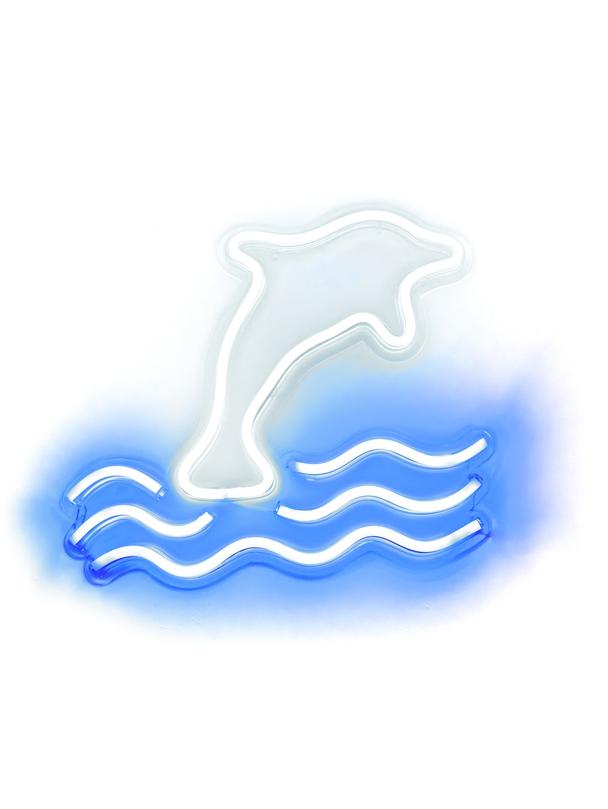 NEON NA ŚCIANĘ LED na USB - Delfin model