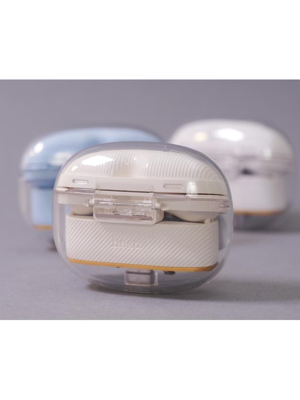 EOL Słuchawki bezprzewodowe douszne Hoco TWS EW54 białe mleczne