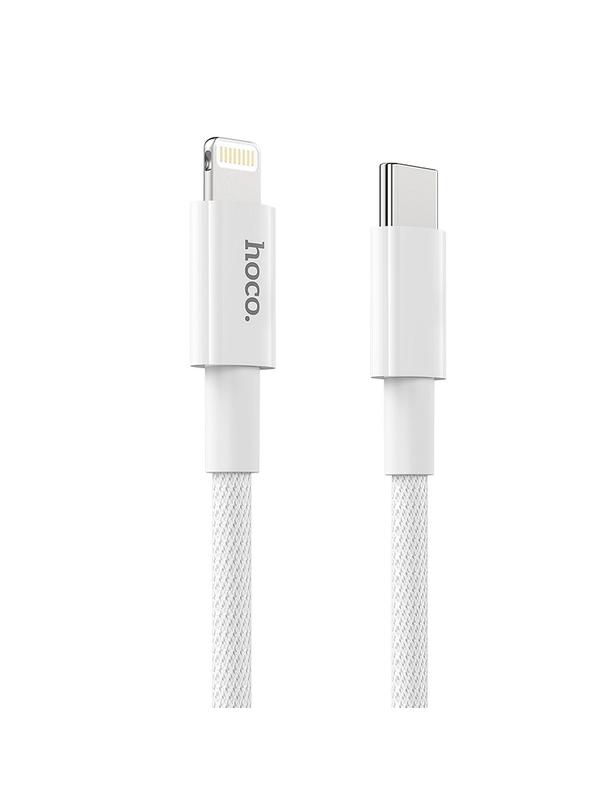 Kabel USB C do Lightning Hoco PD 3A 20W 1 m X56 biały