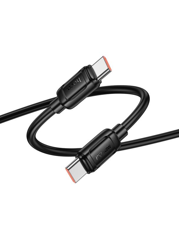 Kabel USB C do USB C Hoco PD 5A 240W 1 m X115 czarny
