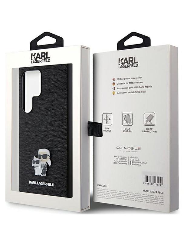KARL LAGERFELD futerał do SAMSUNG S24 Ultra KLHCS24LPSAKCMPK (SAFFIANO KC PIN) czarny