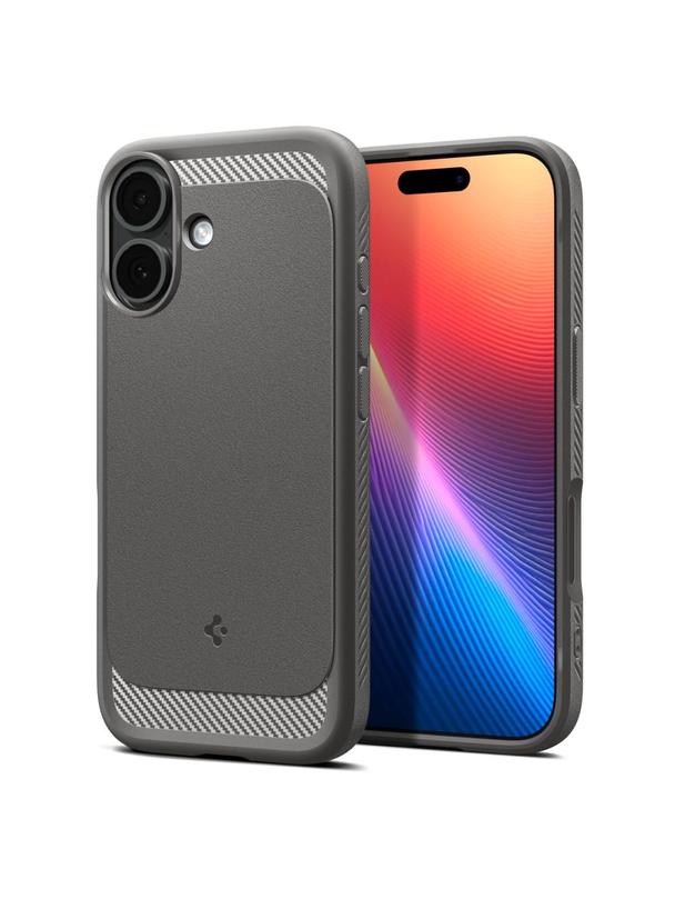 SPIGEN futerał RUGGED ARMOR MAG kompatybilny z MagSafe do IPHONE 17 gray