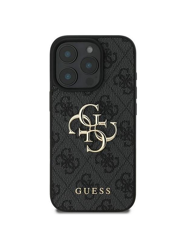 GUESS futerał do IPHONE 16 Pro GUHCP16L4GMGGR (4G PU Big Logo) czarny