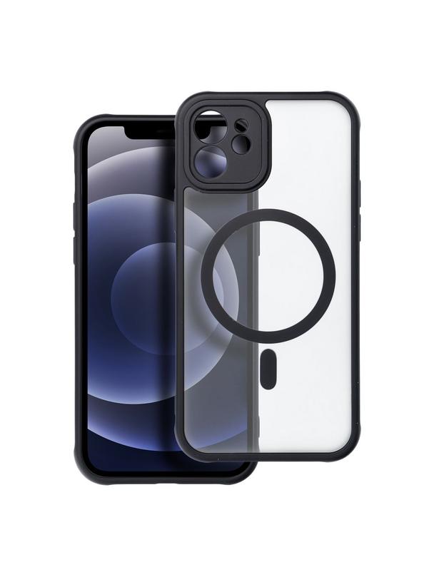 Futerał FULL MATTE MAG COVER kompatybilny z MagSafe do IPHONE 12 czarny