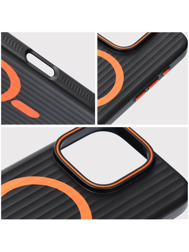 Futerał SIMPLY kompatybilny z MagSafe do IPHONE 13 Pro Max tytan czarny