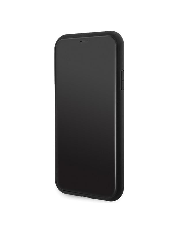 GUESS futerał do IPHONE 11 kompatybliny z MagSafe GUHMN61G4GFRK (4G Ring classic logo) czarny