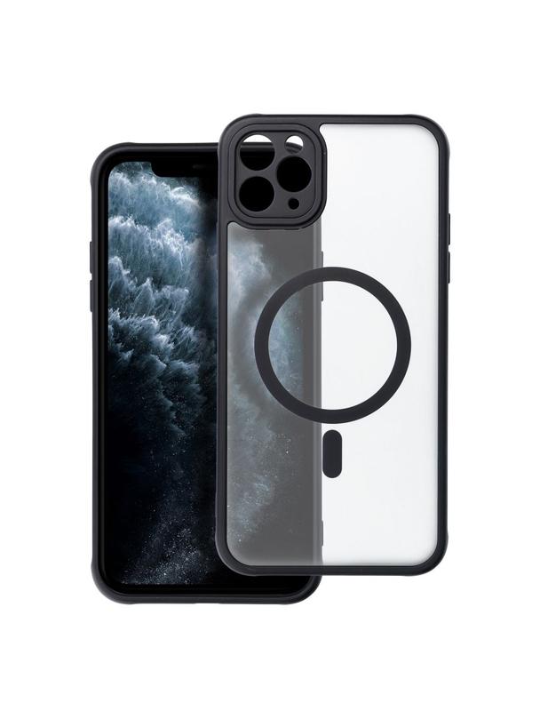 Futerał FULL MATTE MAG COVER kompatybilny z MagSafe do IPHONE 11 Pro Max czarny