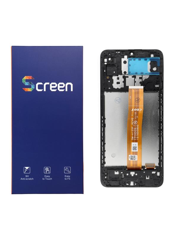 OG wyświetlacz LCD do SAMSUNG A12 A125F/U/W/M OEM z ramką