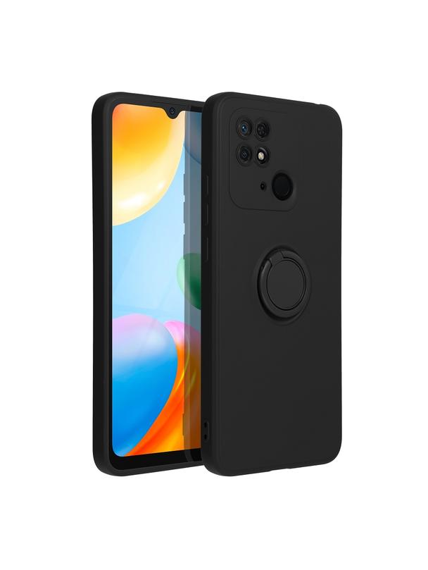 Futerał SILICONE RING do XIAOMI Redmi 10C czarny