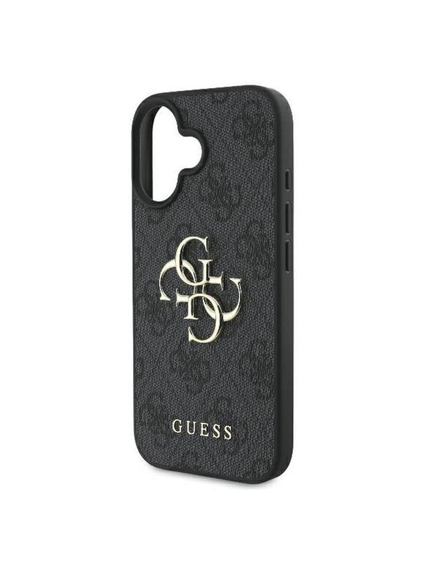 GUESS futerał do IPHONE 16 GUHCP16S4GMGGR (4G PU Big Logo) czarny