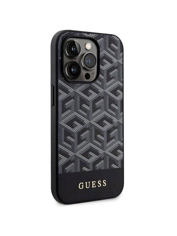 GUESS futerał do IPHONE 14 Pro Max GUHMP14XHGCFSEK (MAG GCUBE) czarny
