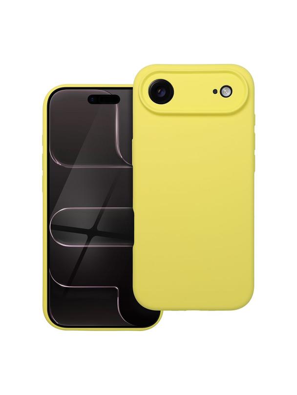 Futerał SILICONE 2mm do IPHONE 17 Air żółty