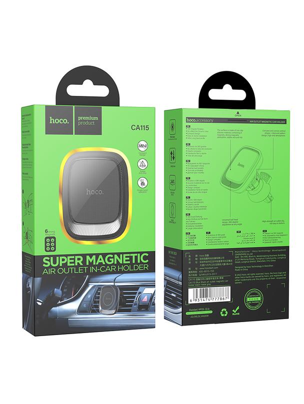 EOL HOCO uchwyt samochodowy magnetyczny do kratki CA115 czarny