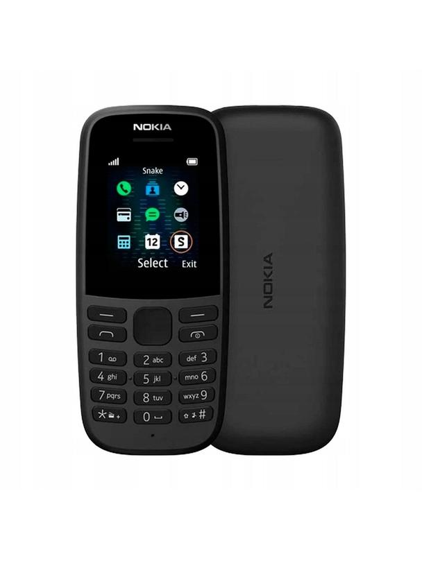NOKIA telefon komórkowy 105 Single Sim czarny