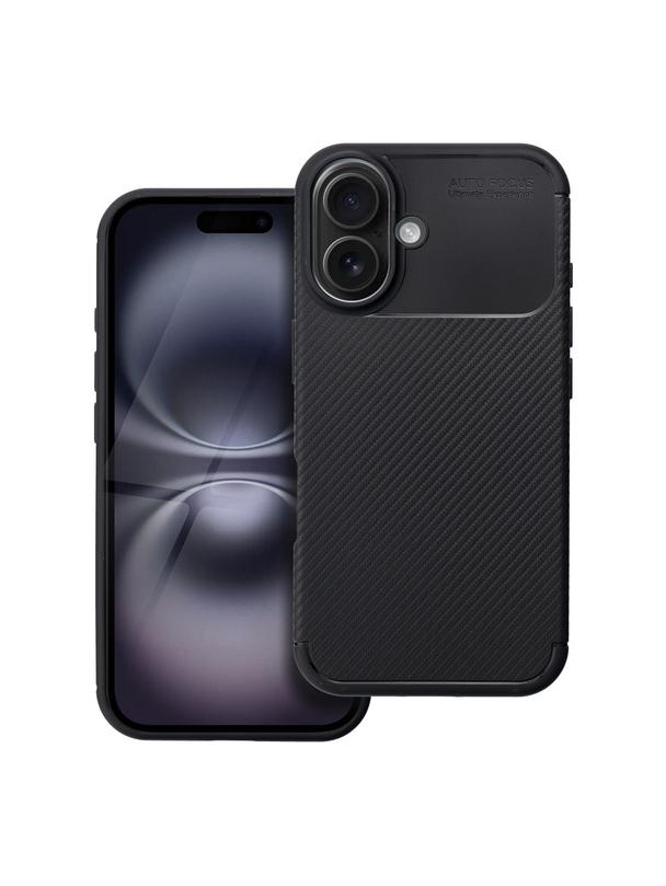 Futerał CARBON PREMIUM do IPHONE 16 czarny