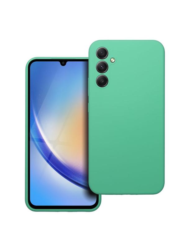 Futerał SILICONE 2mm do SAMSUNG A34 5G miętowy