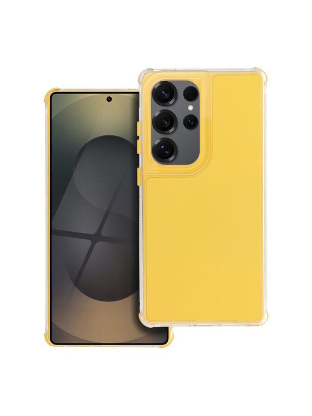 Futerał MATRIX do SAMSUNG S25 Ultra żółty