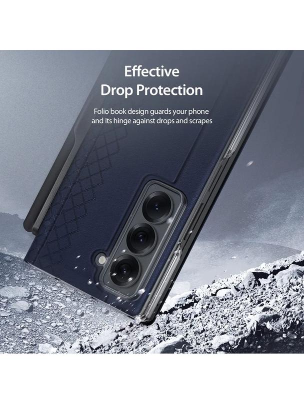 DUX DUCIS futerał BRIL z uchwytem na rysik do SAMSUNG Z Fold SE/W25 niebieski