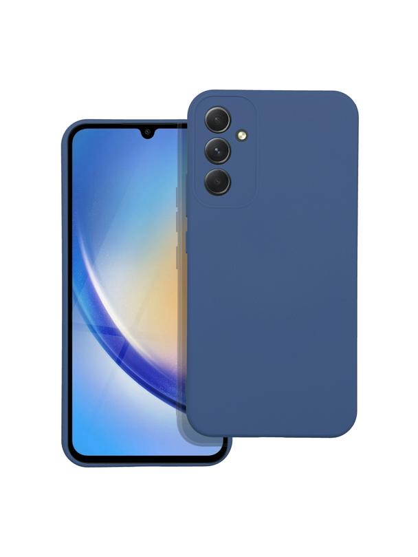 Futerał SILICONE do SAMSUNG A34 5G niebieski