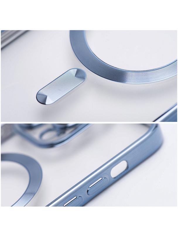 Futerał ELECTRO MAG COVER kompatybilny z MagSafe do SAMSUNG A37 tytanowy niebieski