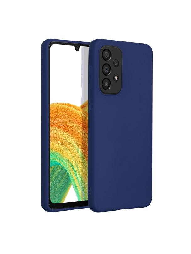 Futerał SOFT do SAMSUNG A33 5G ciemny niebieski