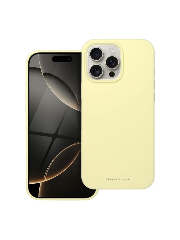 ROAR futerał CLOUD SKIN do IPHONE 16 Pro Max Jasnożółty