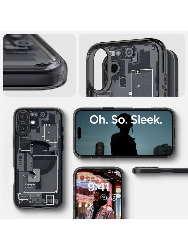 SPIGEN futerał ULTRA HYBRID MAG kompatybilny z MagSafe do IPHONE 16 zero one