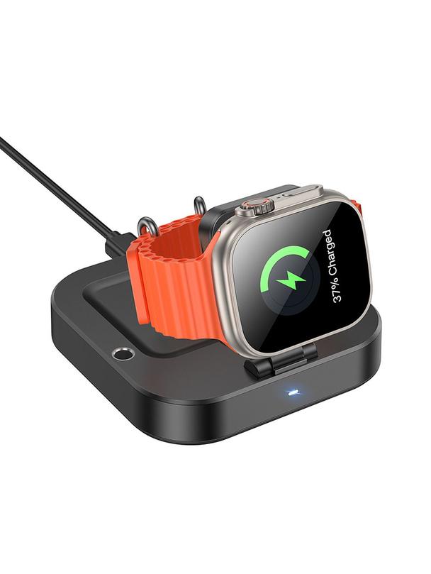 Ładowarka indukcyjna Hoco 3w1 3A 5W kompatybilna z Apple Watch CQ16A czarna