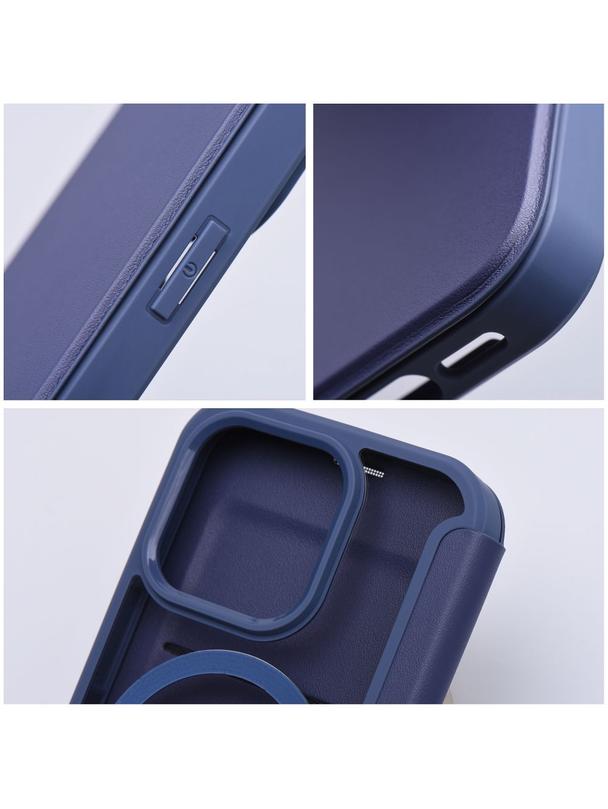 Kabura SMART MAG kompatybilna z MagSafe do IPHONE 16 Pro Max niebieska