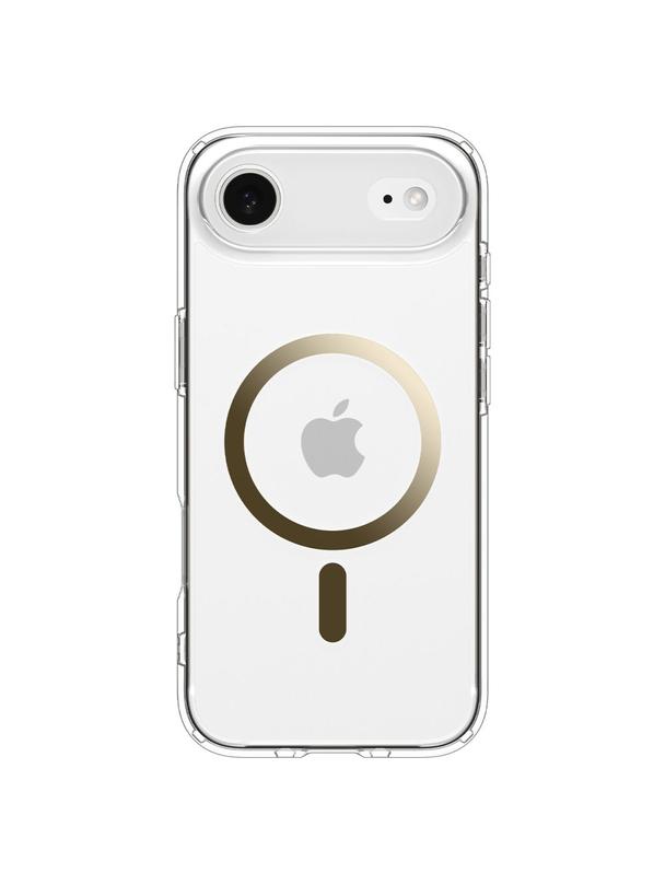 SPIGEN futerał ULTRA HYBRID MAG kompatybilny z MagSafe do IPHONE 17 Air clear gold