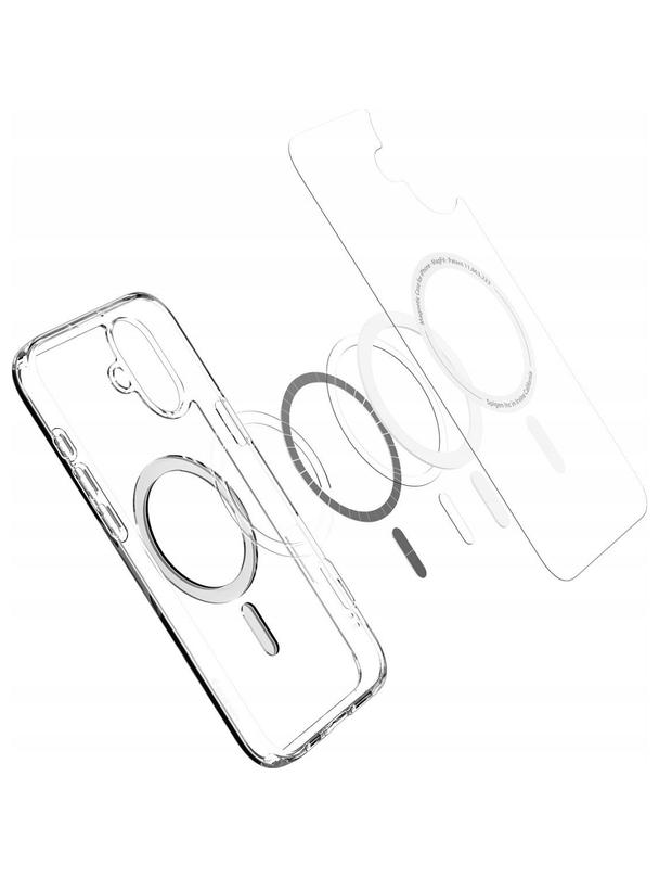 SPIGEN futerał ULTRA HYBRID MAG kompatybilny z MagSafe do IPHONE 16 Plus white