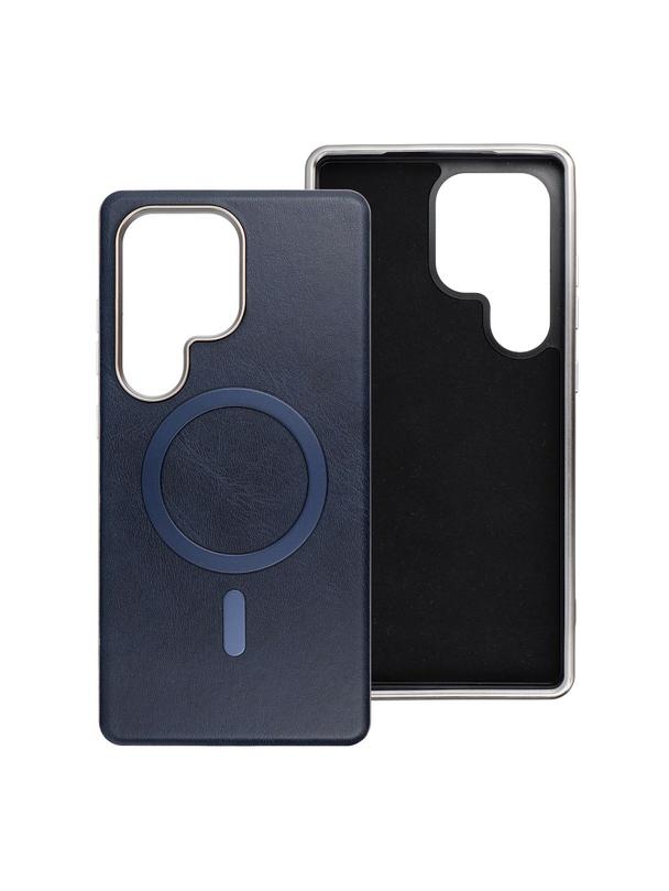 Futerał GENTLEMAN MAG COVER kompatybilny z MagSafe do SAMSUNG S26 Plus granatowy