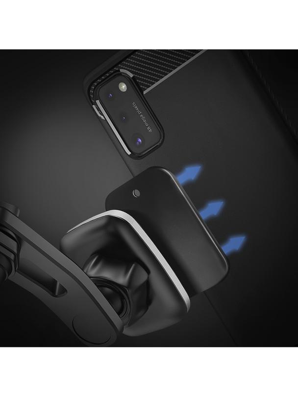 Blaszki do uchwytu magnetycznego czarno srebrne