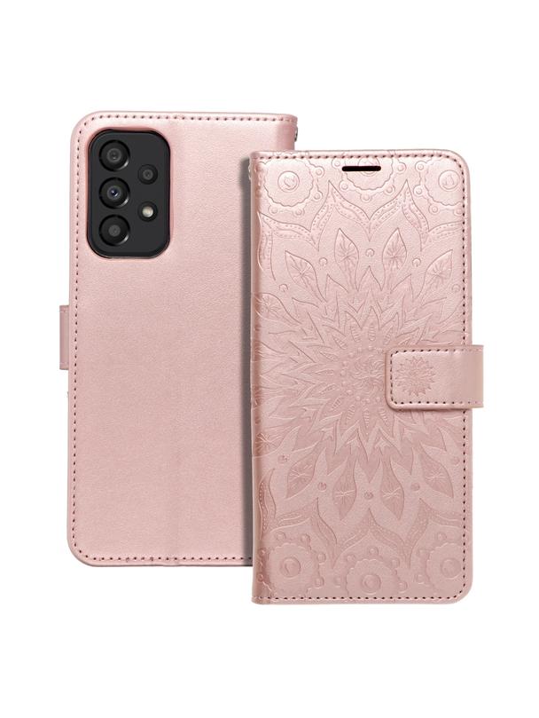 Kabura MEZZO Book do SAMSUNG A33 5G mandala złoty róż