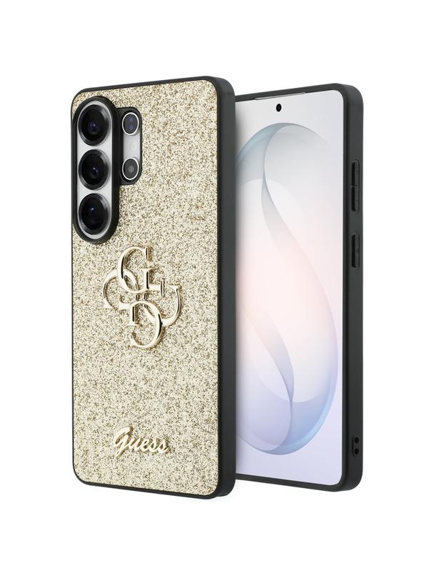 GUESS futerał do SAMSUNG S26 Ultra GUHCS26LHG4SGD (Fixed Glitter 4G Big Metal Logo) złoty