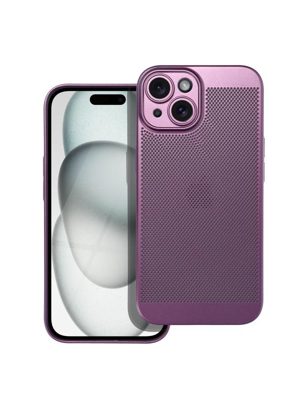 Futerał do iPhone 15 Breezy fioletowy