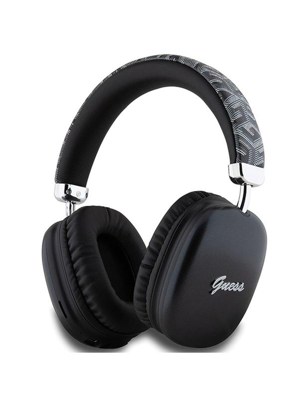 GUESS słuchawki bezprzewodowe bluetooth nauszne GUBHK1GCTCSK (Gcube Metallic Script Logo) czarne