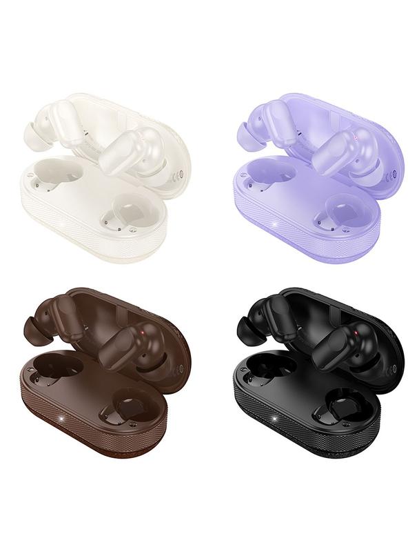 Słuchawki bezprzewodowe douszne Hoco TWS EQ19 brązowe